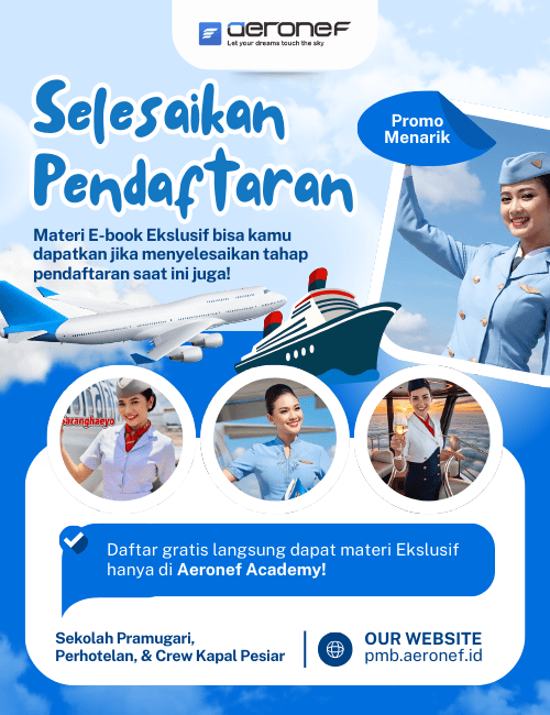 Info Pramugari Daftar Sekolah Pramugari Gratis & Dapatkan E-book Eksklusif Cara Menjadi Pramugari! Info, Tips & Trick