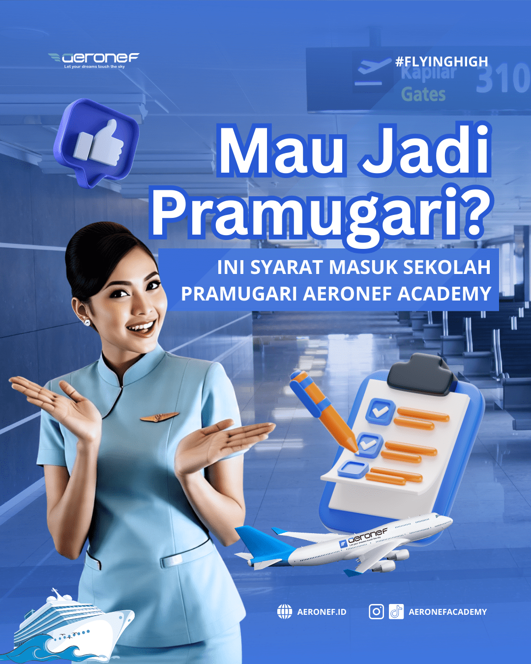panduan menjadi pramugari