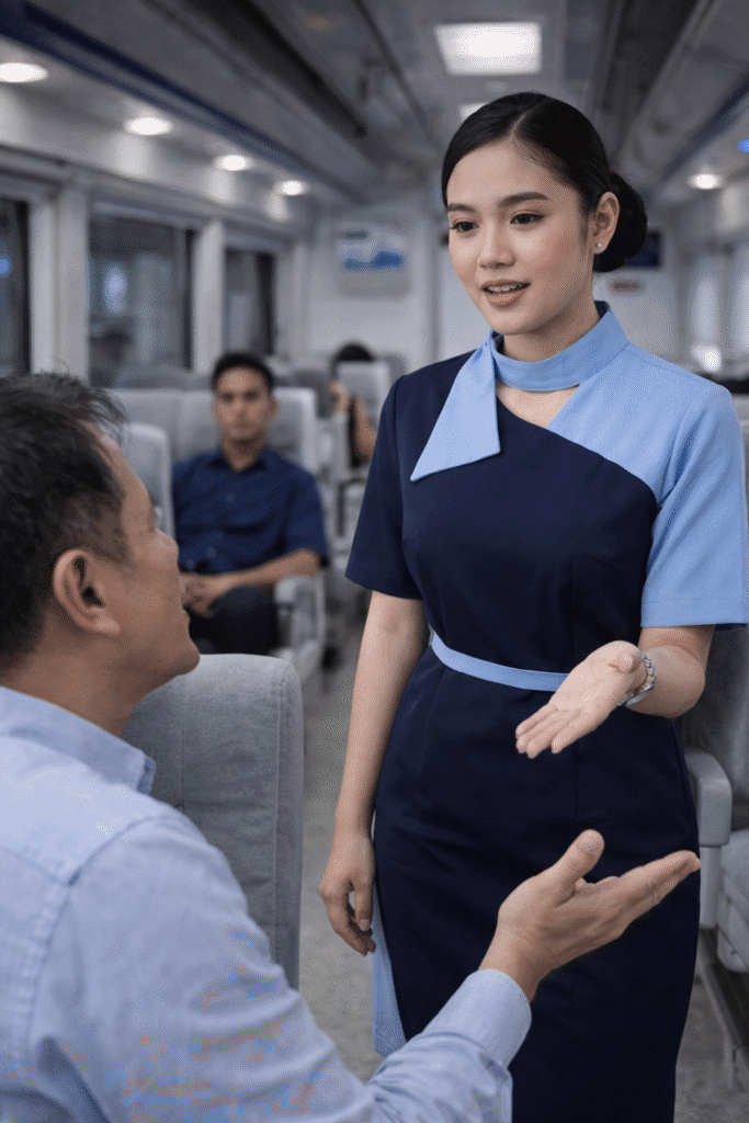 Info Pramugari Apa Saja Kendala Kerja Pramugari Kereta Api yang Jarang Diketahui?🧏🏻‍♀️ Info