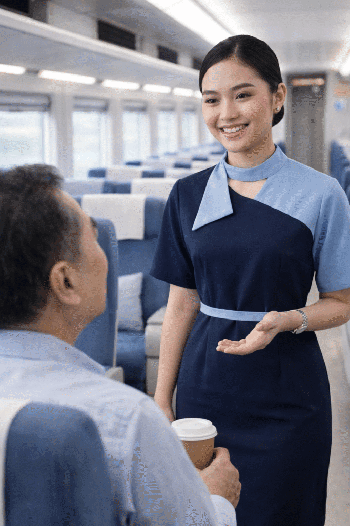 Skill Wajib Pramugari Kereta Api yang Harus Dikuasai💫 1 Info Pramugari Skill Wajib Pramugari Kereta Api yang Harus Dikuasai💫 Info